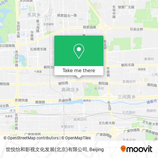 世悦怡和影视文化发展(北京)有限公司 map