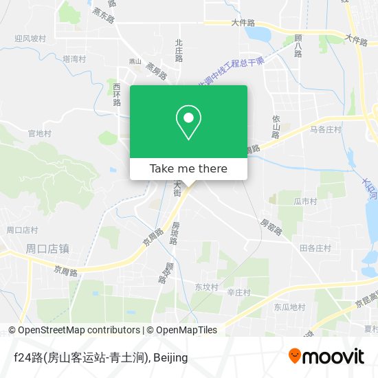 f24路(房山客运站-青土涧) map