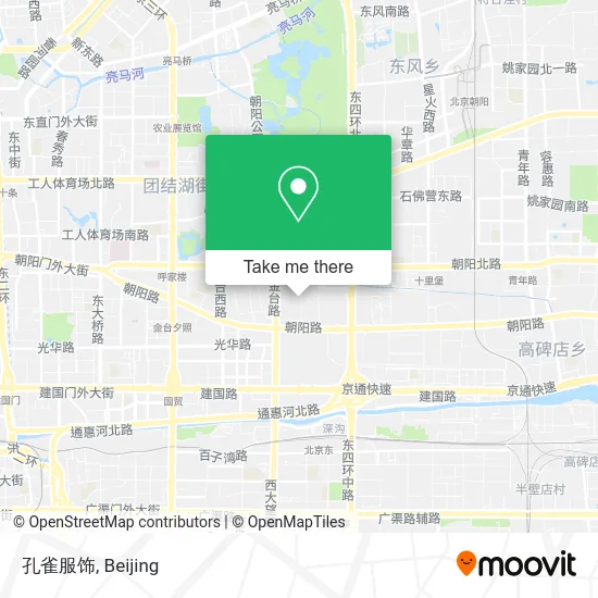 孔雀服饰 map