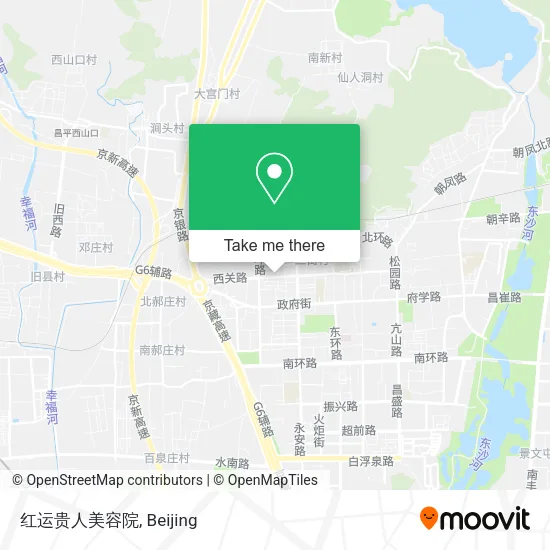红运贵人美容院 map