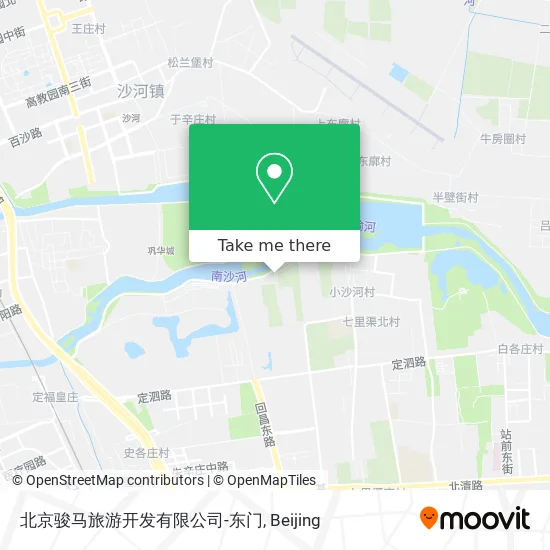 北京骏马旅游开发有限公司-东门 map
