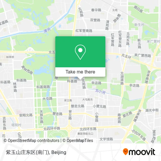 紫玉山庄东区(南门) map
