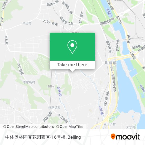 中体奥林匹克花园西区-16号楼 map