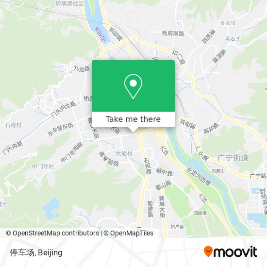 停车场 map