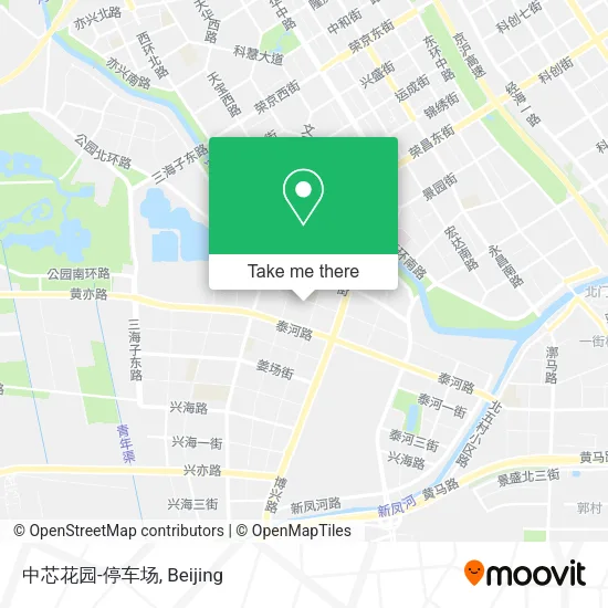 中芯花园-停车场 map