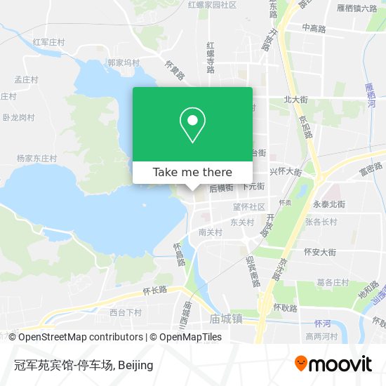 冠军苑宾馆-停车场 map