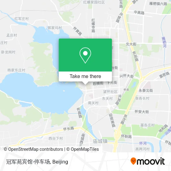 冠军苑宾馆-停车场 map
