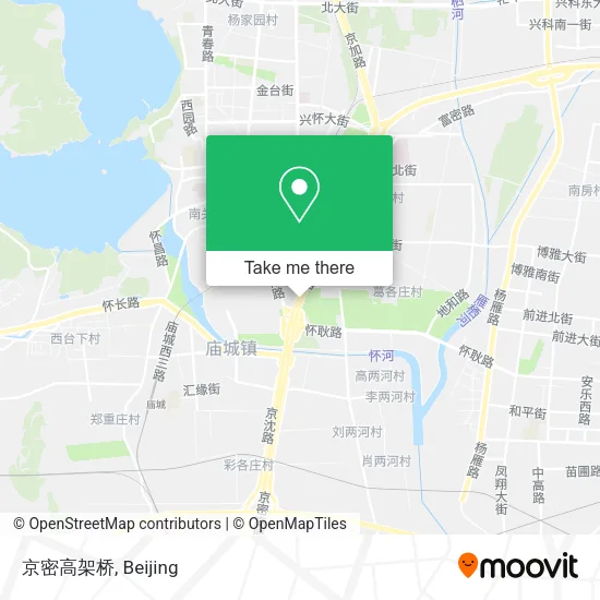 京密高架桥 map