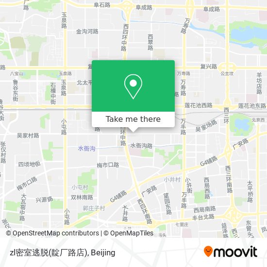 zl密室逃脱(靛厂路店) map
