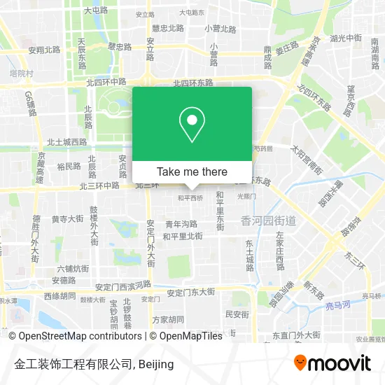 金工装饰工程有限公司 map