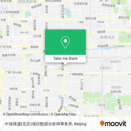 中瑞维盛(北京)项目数据分析师事务所 map