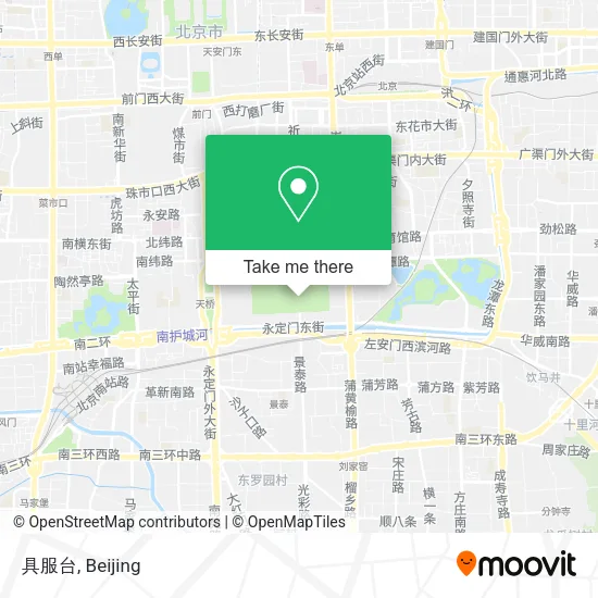 具服台 map