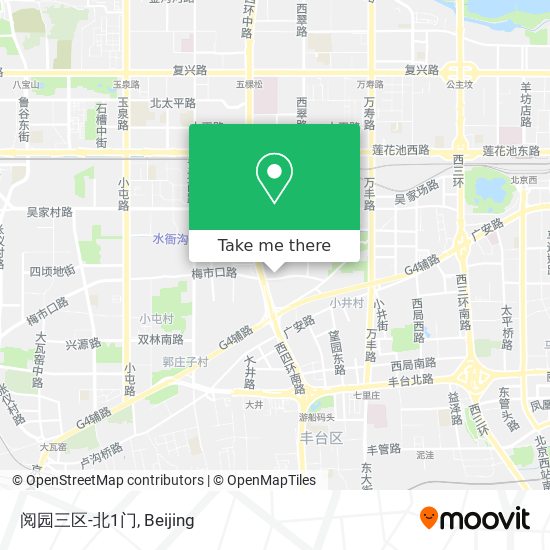 阅园三区-北1门 map
