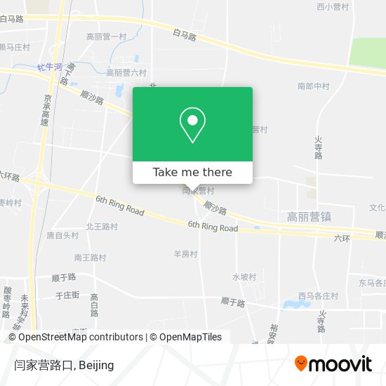闫家营路口 map