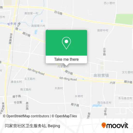 闫家营社区卫生服务站 map