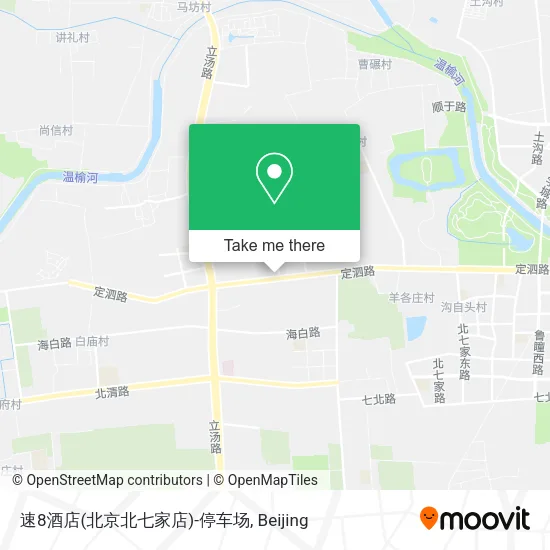 速8酒店(北京北七家店)-停车场 map