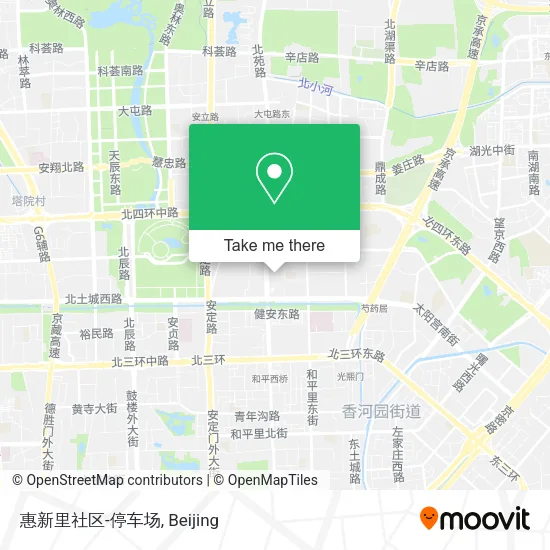 惠新里社区-停车场 map
