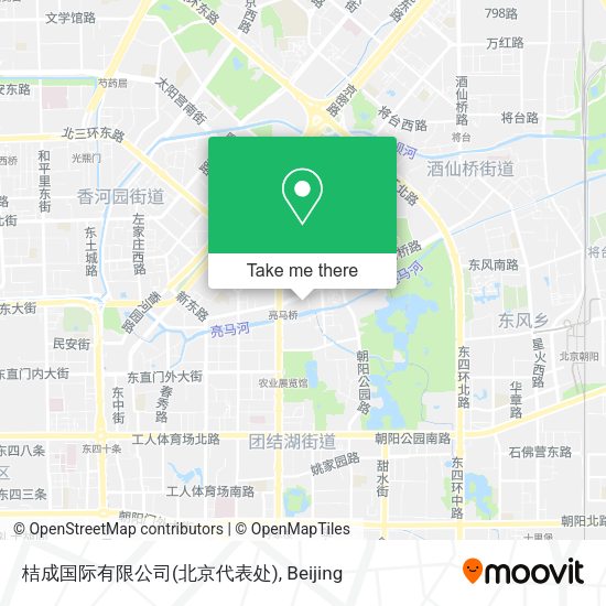 桔成国际有限公司(北京代表处) map