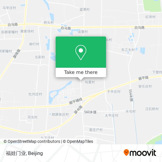 福娃门业 map
