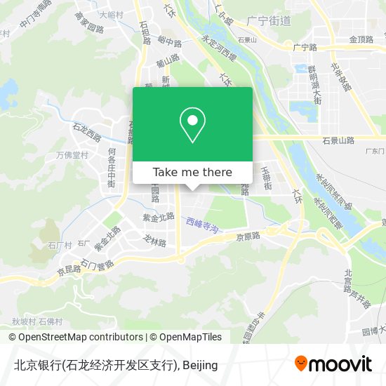 北京银行(石龙经济开发区支行) map