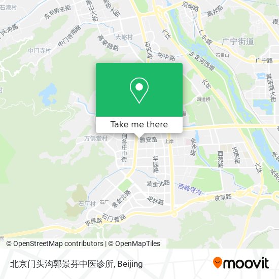 北京门头沟郭景芬中医诊所 map