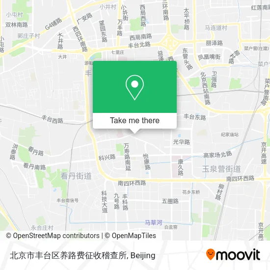 北京市丰台区养路费征收稽查所 map