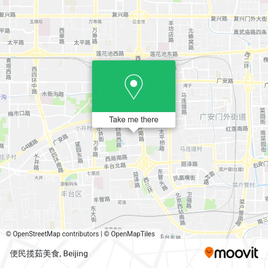 便民揽茹美食 map