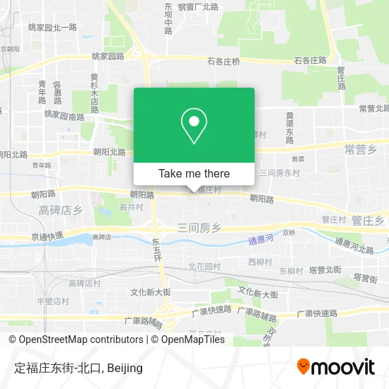 定福庄东街-北口 map