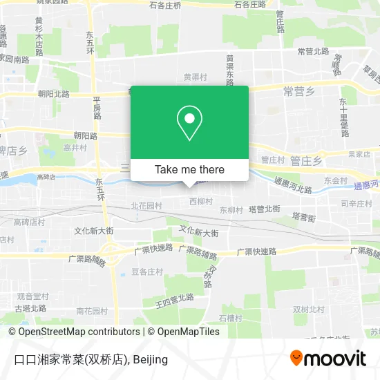 口口湘家常菜(双桥店) map