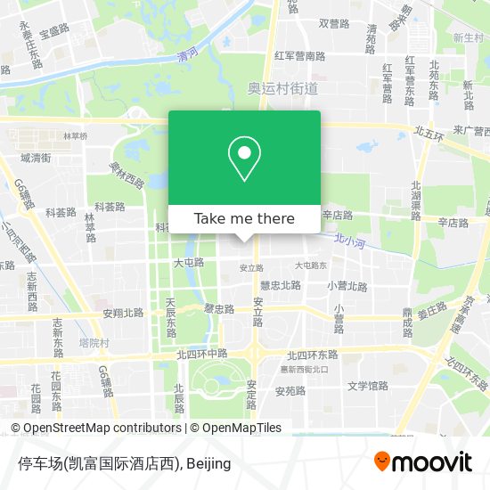 停车场(凯富国际酒店西) map
