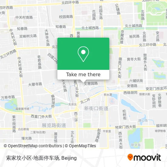 索家坟小区-地面停车场 map