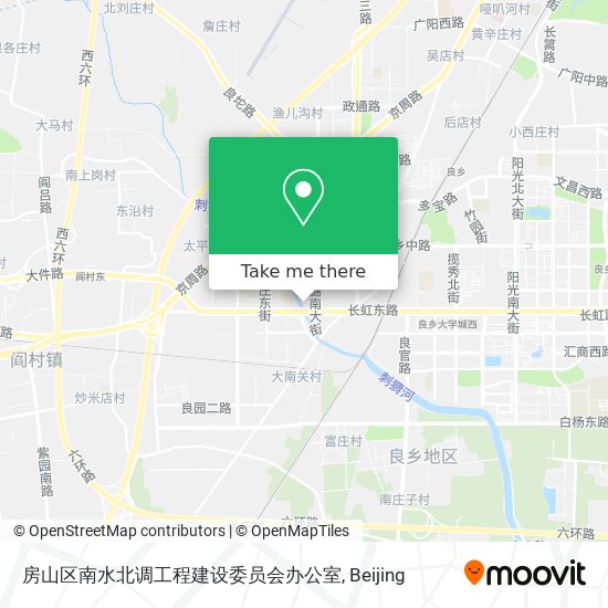 房山区南水北调工程建设委员会办公室 map