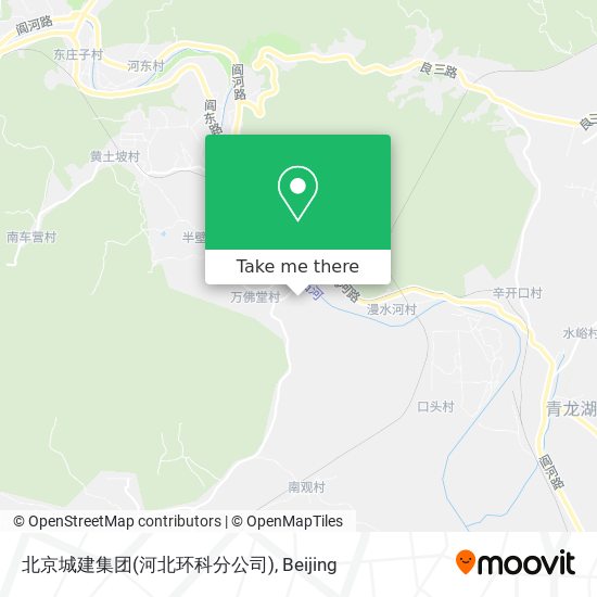 北京城建集团(河北环科分公司) map