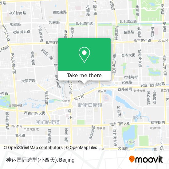 神运国际造型(小西天) map