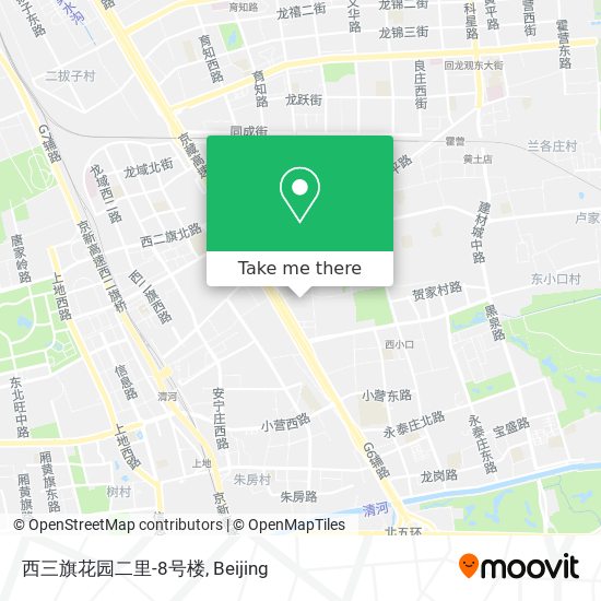 西三旗花园二里-8号楼 map
