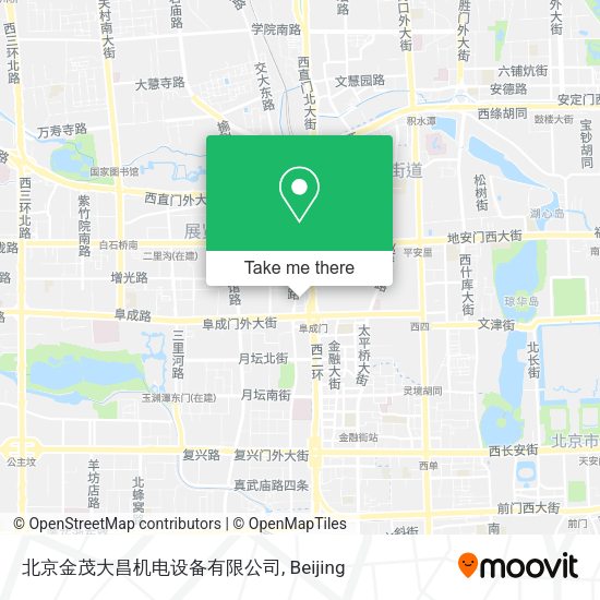 北京金茂大昌机电设备有限公司 map