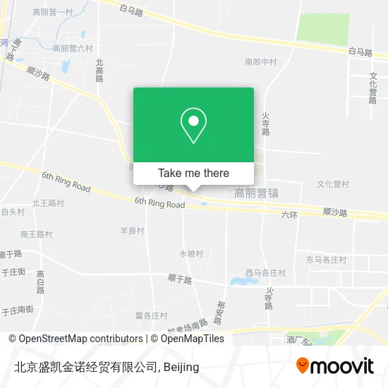 北京盛凯金诺经贸有限公司 map