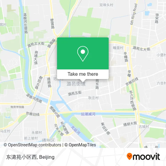 东潞苑小区西 map