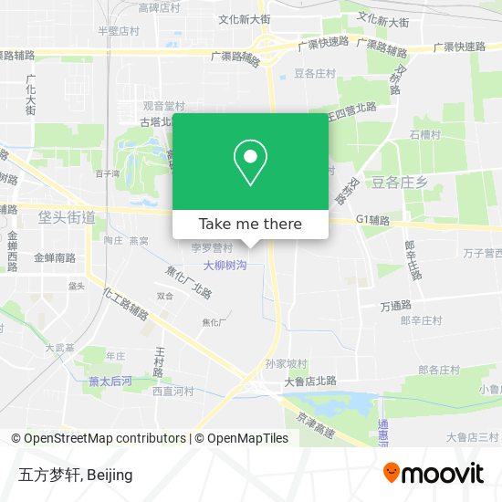 五方梦轩 map