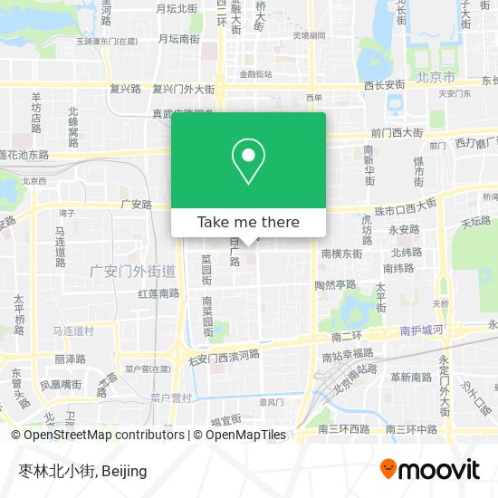枣林北小街 map