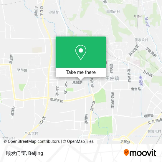 顺发门窗 map