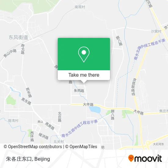 朱各庄东口 map