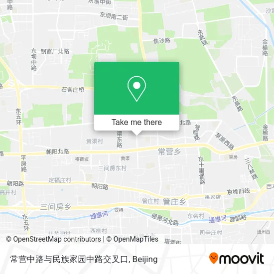 常营中路与民族家园中路交叉口 map