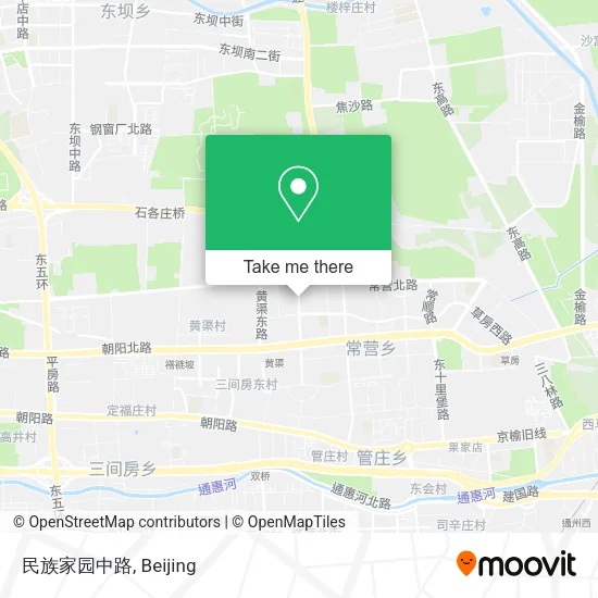 民族家园中路 map
