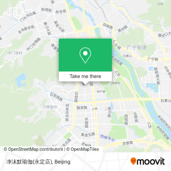 净沫默瑜伽(永定店) map