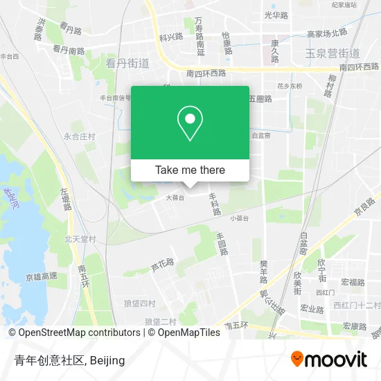 青年创意社区 map