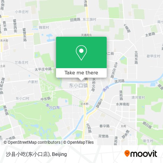 沙县小吃(东小口店) map