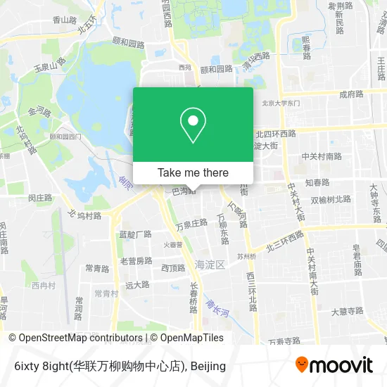 6ixty 8ight(华联万柳购物中心店) map