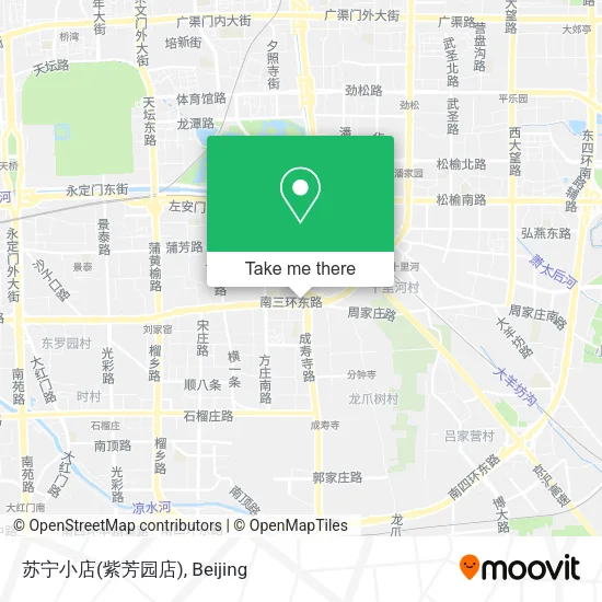 苏宁小店(紫芳园店) map