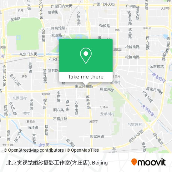 北京寅视觉婚纱摄影工作室(方庄店) map